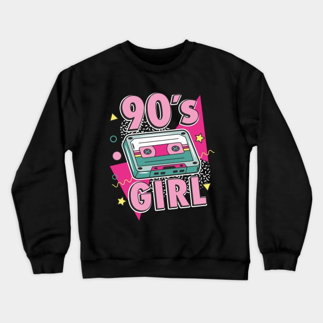 90´s Girl Crewneck Sweatshirt by FloraLi